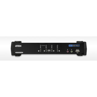 Aten KVM Switch 4-Port DVI DL DVI DualLink USB2 Audio EDID 4xKabel